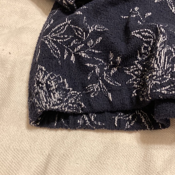 LOFT Plus Sweater Navy with white - Picture 2 of 4